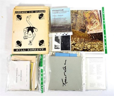 Lot 8 - Underground Art A wide-ranging collection of ephemera relating to the avant-garde and...