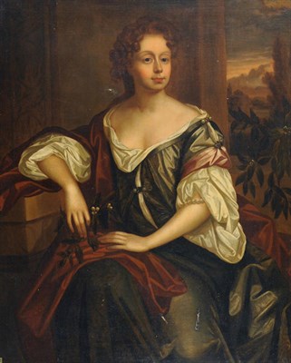 Lot 856 - Studio of Sir Peter Lely (1618-1680) Portrait of Elizabeth Thorold, daughter of Sir Anthony Thorold