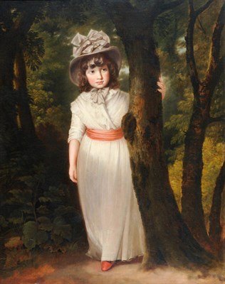 Lot 859 - John Hoppner (1758-1810) "Portrait of Harriet Ann Seale when a child, younger daughter of John...