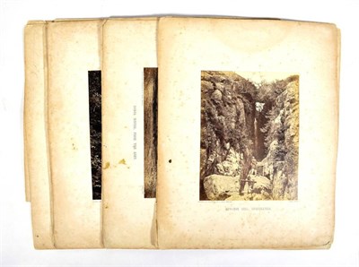 Lot 135 - Frith, Francis et al Twenty-two photographs of Alpine scenes, principally Germany, MSS captions...