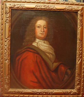 Lot 866 - English School (18th century) Portrait of a Gentleman, half length, wearing period costume,...