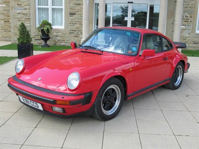 Lot 3247 - 1987 Porsche 911 3.2 Carrera Coupe Registration number: E911 CCD (cherished number) Date of...