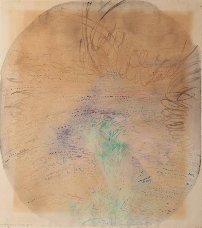 Lot 52 - Norman Adams RA (1927-2005) ''An Oval Marine Passion - Mist Enveloping the Sea'' Initialled,...
