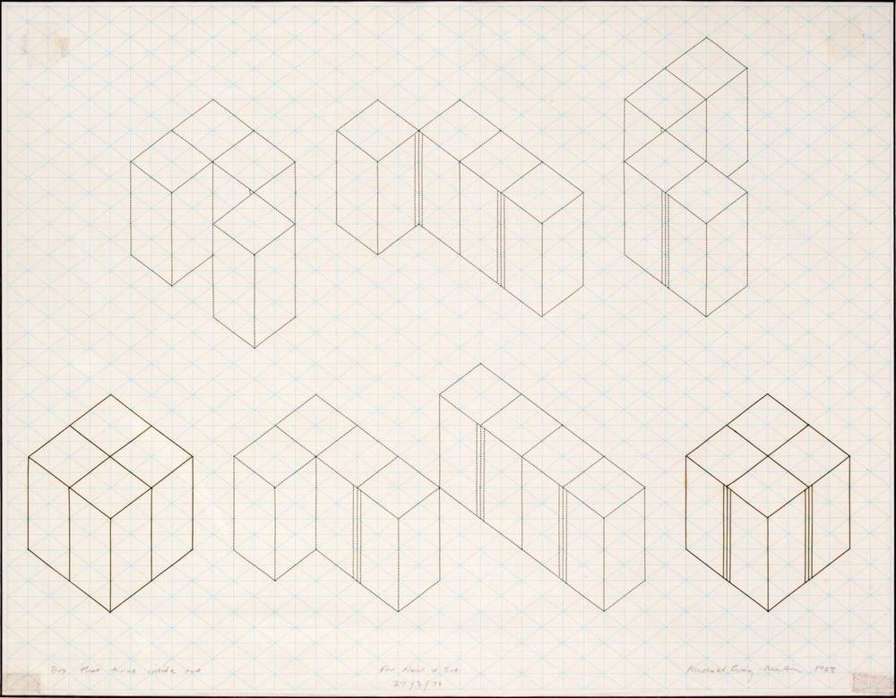 Lot 76 - Sir Michael Craig-Martin CBE RA (b.1941) ''Box That Turns Inside Out'' Signed, inscribed and...