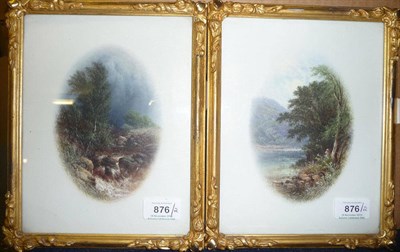 Lot 876 - Walter Williams (fl.1841-1876) "In Bolton Woods, Yorkshire"; Mountain Stream with Trees Both signed