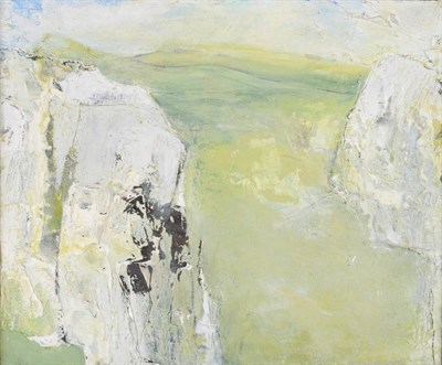 Lot 109 - Katharine Holmes (Contemporary) ''Between the Rocks Attermire'' Oil on canvas, 25.5cm by 30cm...