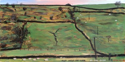 Lot 130 - Peter Brook RBA (1927-2009) ''Keep Dogs on a Lead'' Signed and inscribed, oil on board, 18cm by...