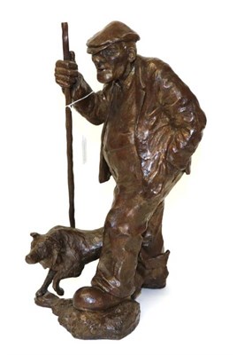 Lot 138 - Austin Mosley (1930-2013) ''By Your Side'' Signed and numbered 18/95, bronze, 37cm high   Sold...