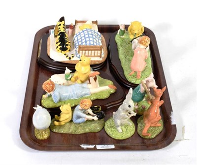 Lot 14 - A tray of Royal Doulton Winnie the Pooh figures and models