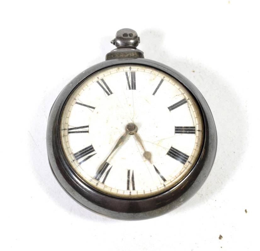 Lot 51 - A silver pair cased pocket watch, George Wilson, Appleby