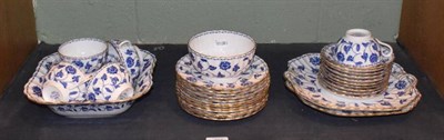 Lot 207 - A Spode Colonel blue and white tea service