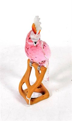 Lot 281 - A Swarovski Crystal Cockatoo, 718565 in cockatoo red, original fitted box