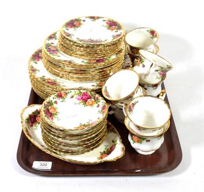 Lot 320 - Royal Albert 'Old County Roses' tea and dinnerwares