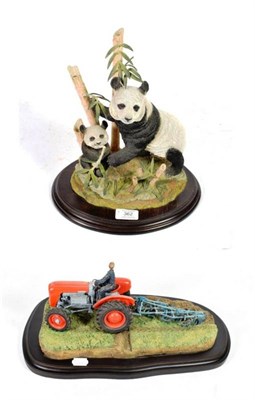 Lot 362 - Country Artists tractor model ''Breaking New Ground'', limited edition 147/500; together with...