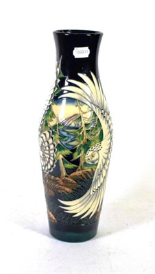 Lot 367 - Modern Moorcroft pottery: a 'Mountain Kingdom' pattern vase by Philip Gibson, limited edition...