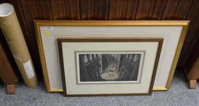 Lot 1055 - John Randall (20th century) Regents Park, signed and (19)70, inscribed, watercolour; together...