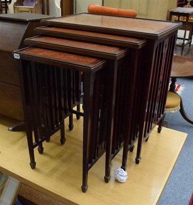 Lot 1150 - An Edwardian nest of four tables