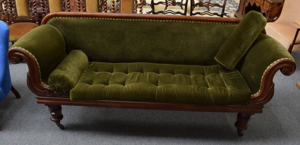Lot 1246 - A Victorian double end sofa