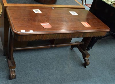 Lot 1277 - A Victorian mahogany library table
