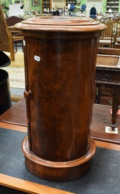 Lot 1279 - A Victorian mahogany cylinder pot cupboard