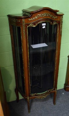 Lot 1293 - French ormolu mounted display cabinet
