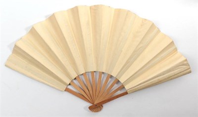 Lot 2068 - An Early 20th Century Champagne Advertising Fan for Dry Monopole, produced by Heinsieck et Cie,...