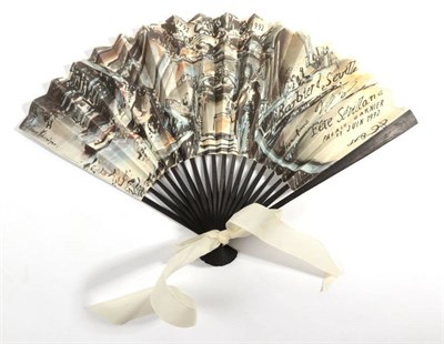Lot 2093 - Thames View: A Contemporary Fan, created by Fans Ltd for the Fan Museum, Greenwich, after the...