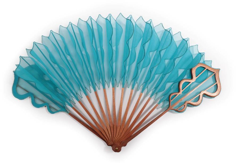 Lot 2096 - Creation LG: A Contemporary and Unique Fan, by the Master Fan Maker, and award winning Sylvain...
