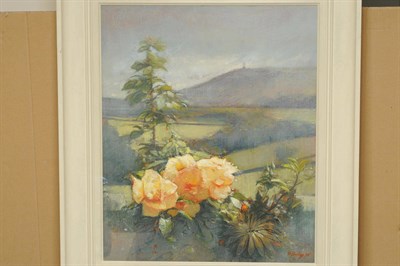 Lot 964 - Bohuslav Barlow (b.1947) "Rose & Rain" Signed and dated (191)97, inscribed verso, oil on board,...