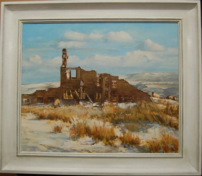 Lot 965 - Bohuslav Barlow (b.1947) "Derelict" Signed and dated (20)02, inscribed verso, oil on canvas,...