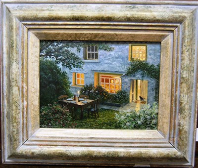 Lot 966 - Stephen J. Darbishire RBA (b.1940) "One Summer Evening"; "In Time for Lunch" Both signed, inscribed