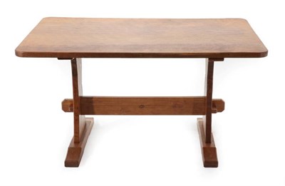 Lot 624 - Acorn Industries: A G.J.Grainger and Sons of Brandsby English Oak 4' 7'' Refectory Table, on...