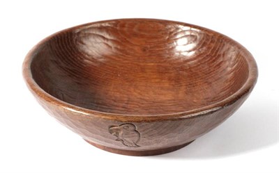 Lot 637 - Woodpeckerman: A Stan Dodds (1928-2012) English Oak Bowl, with tooled interior and exterior,...