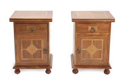 Lot 649 - A Pair of Barker & Stonehouse Flagstone Bedside Cabinets, 45cm by 45cm by 64cm