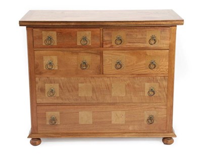 Lot 650 - A Barker & Stonehouse Flagstone 4 + 2 Drawer Chest, 115cm by 55cm by 95cm