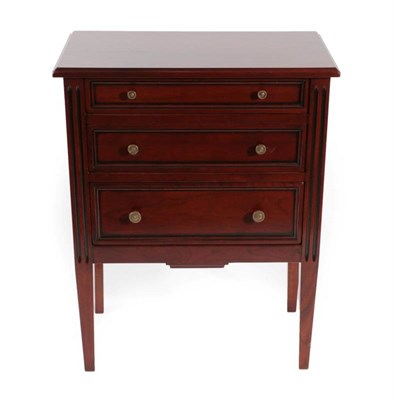 Lot 668 - Grange Furniture Handmade in France: A Cherrywood Three Drawer Small Chest, model no.PH310E5,...