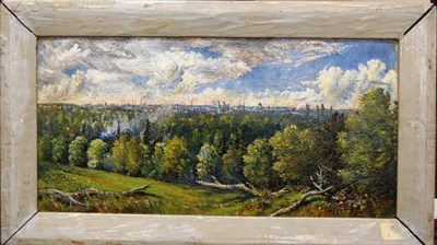 Lot 1007 - Geoffrey Jenkinson RCamA (1925-2005) "Distant Towers of York" Extensively inscribed on artist's...