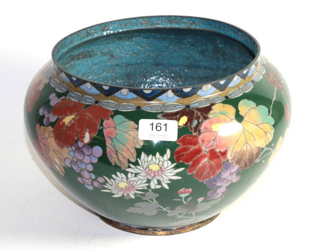 Lot 161 - Early 20th century cloisonne jardiniere