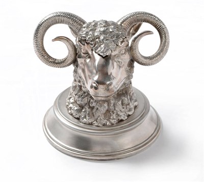 Lot 1023 - A Victorian Electroplate Novelty Inkstand, James Dixon & Sons, Sheffield, circa 1870, modelled as a