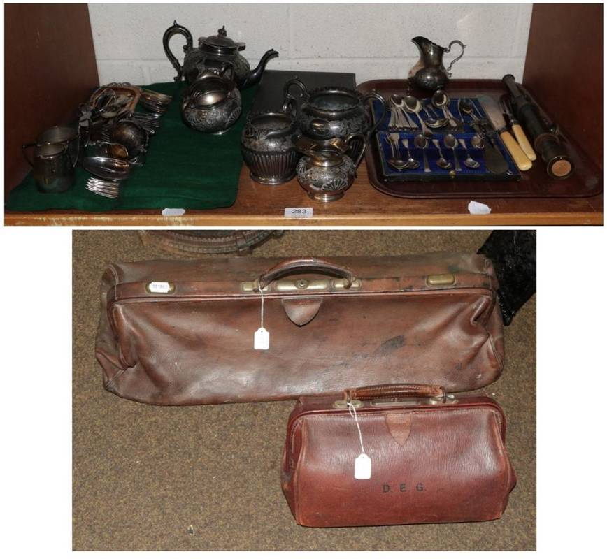 Sold at Auction: VICTORIAN GLADSTONE BAG