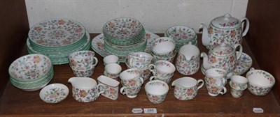 Lot 285 - Minton Haddon Hall tea/dessert service