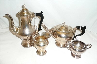 Lot 1051 - An Elizabeth II Four Piece Tea and Coffee Service, BES Co, Sheffield 1965/66, in neo-classical...