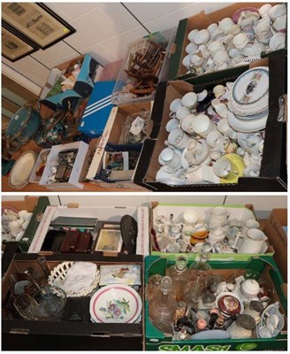 Lot 1113 - A large quantity of ceramics; glass; Oriental; metalwares; pocket bibles; dolls house furniture etc