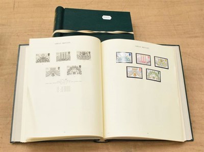 Lot 1148 - GB collection in three Windsor GB albums, mainly used with QV 1d reds and later issues, KGV,...