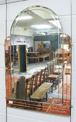Lot 1194 - An Art Deco mirror