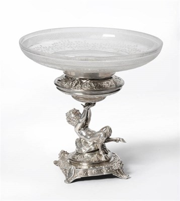 Lot 1073 - A George V Table Centrepiece, Elkington & Co, Birmingham 1910, in Renaissance style, the...