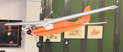 Lot 1232 - A petrol engined radio controlled model aeroplane