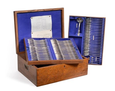 Lot 166 - A Composite Service of Victorian and Later Silver Single Struck Queen's Pattern Flatware,...