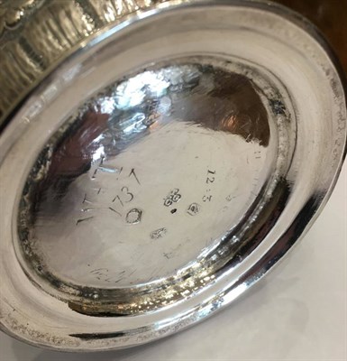 Lot 170 - A George II Silver Mug, Richard Gurney & Thomas Cook, London 1736, baluster form on spreading foot