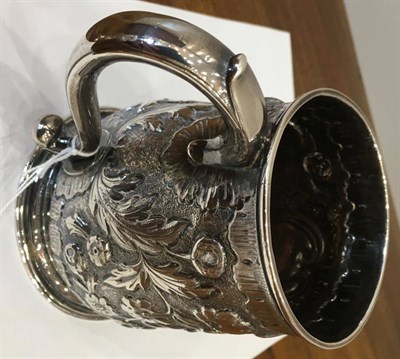 Lot 170 - A George II Silver Mug, Richard Gurney & Thomas Cook, London 1736, baluster form on spreading foot